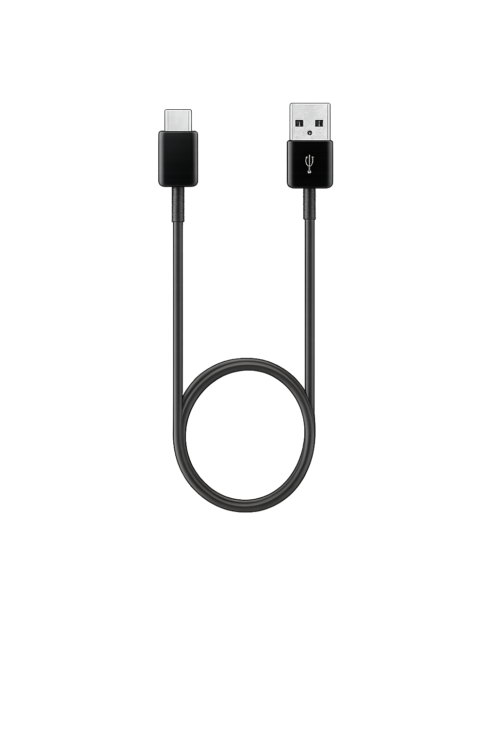 Original Samsung USB auf USB-C Ladekabel 1m Schwarz